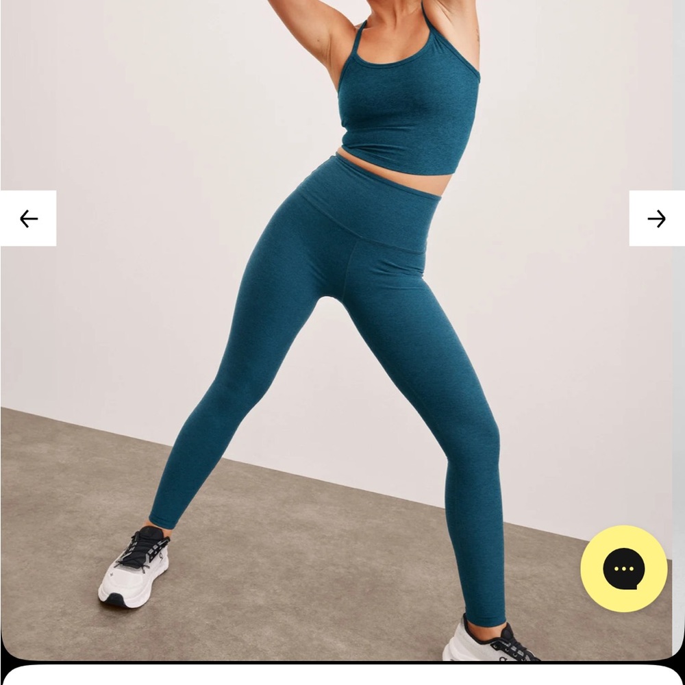 Beyond Yoga Spacedye Caught In The Midi High Waisted Legging and Tank